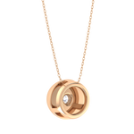 Round Lab Grown Diamond Solitaire Pendant