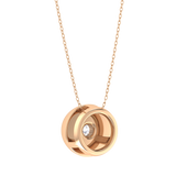 Round Lab Grown Diamond Solitaire Pendant