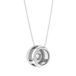 Round Lab Grown Diamond Solitaire Pendant