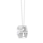 Round Lab Grown Diamond Solitaire Pendant