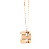 Round Lab Grown Diamond Solitaire Pendant