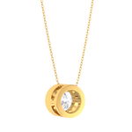 Round Lab Grown Diamond Solitaire Pendant