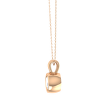 Round Lab Grown Diamond Solitaire Pendant
