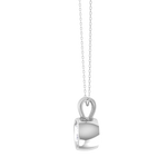 Round Lab Grown Diamond Solitaire Pendant