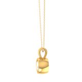 Round Lab Grown Diamond Solitaire Pendant