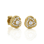 1/2 ctw Round Lab Grown Diamond Stud Earrings