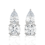 Multi-Shape Lab Grown Diamond Stud Earrings