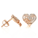 3/8 ctw Round Lab Grown Diamond Stud Earrings