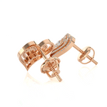 3/8 ctw Round Lab Grown Diamond Stud Earrings