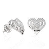 3/8 ctw Round Lab Grown Diamond Stud Earrings