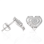 3/8 ctw Round Lab Grown Diamond Stud Earrings