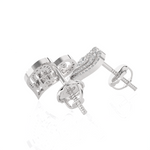3/8 ctw Round Lab Grown Diamond Stud Earrings
