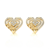 3/8 ctw Round Lab Grown Diamond Stud Earrings