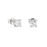 Round Lab Grown Diamond Solitaire Stud Earrings