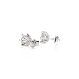 1/2 ctw Round Lab Grown Diamond Solitaire Stud Earrings