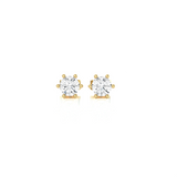 1/2 ctw Round Lab Grown Diamond Solitaire Stud Earrings