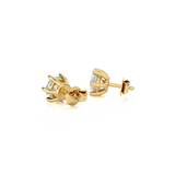 1/2 ctw Round Lab Grown Diamond Solitaire Stud Earrings