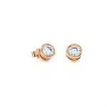 1/2 ctw Round Lab Grown Diamond Bezel Set Solitaire Stud Earrings