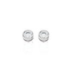 1/2 ctw Round Lab Grown Diamond Bezel Set Solitaire Stud Earrings