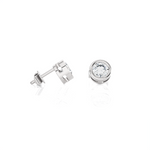 1/2 ctw Round Lab Grown Diamond Bezel Set Solitaire Stud Earrings