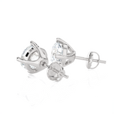 1/2 ctw Round Lab Grown Diamond Solitaire Stud Earrings