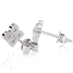1/4 ctw Round Lab Grown Diamond Stud Earrings