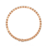 6 7/8 ctw Oval-Shape Lab Grown Diamond Tennis Bracelet