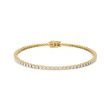2 ctw Princess-Cut Lab Grown Diamond Tennis Bracelet