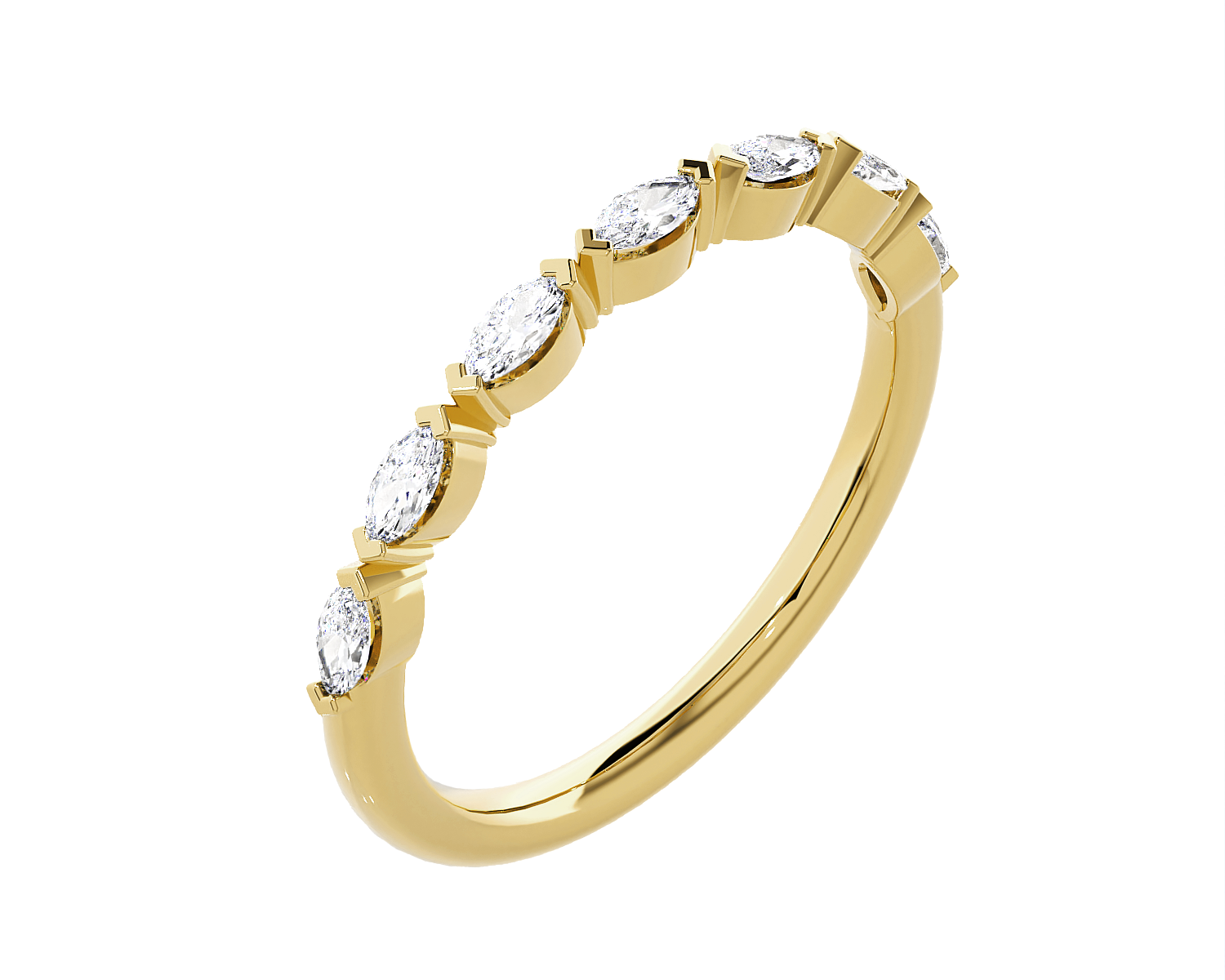 1/2 ctw Marquise Lab Grown Diamond Anniversary Ring