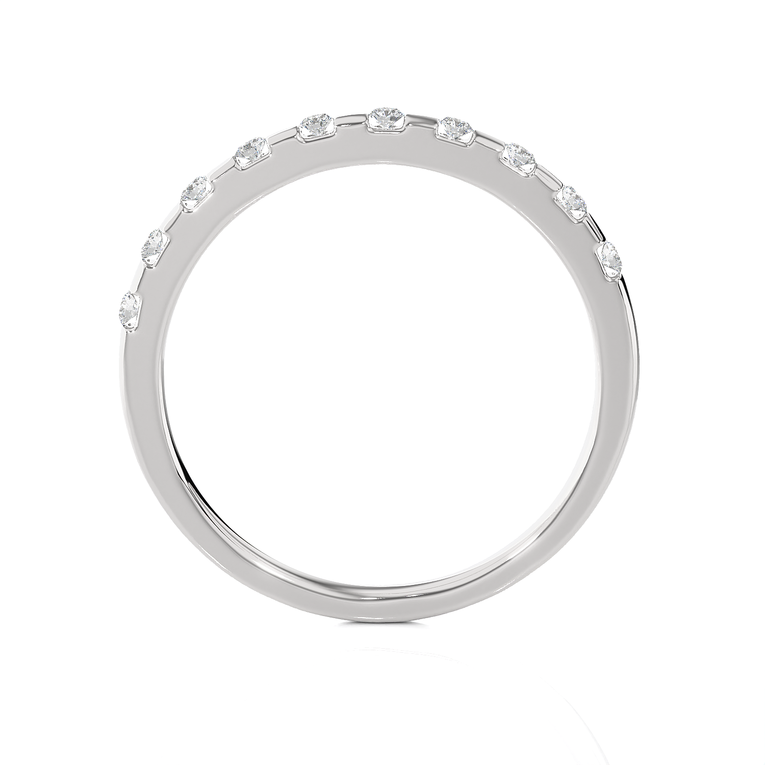 1/5 ctw Round Lab Grown Diamond Anniversary Ring