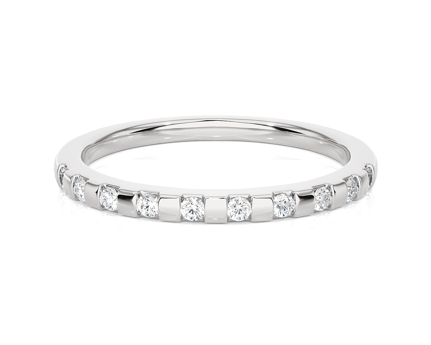 1/6 ctw Round Lab Grown Diamond Anniversary Ring