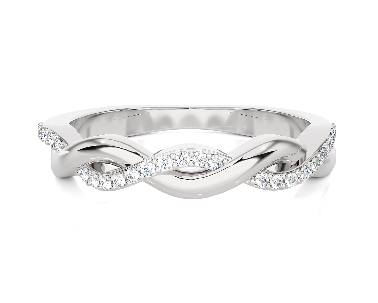 1/8 ctw Round Lab Grown Diamond Ring