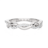 1/8 ctw Round Lab Grown Diamond Ring