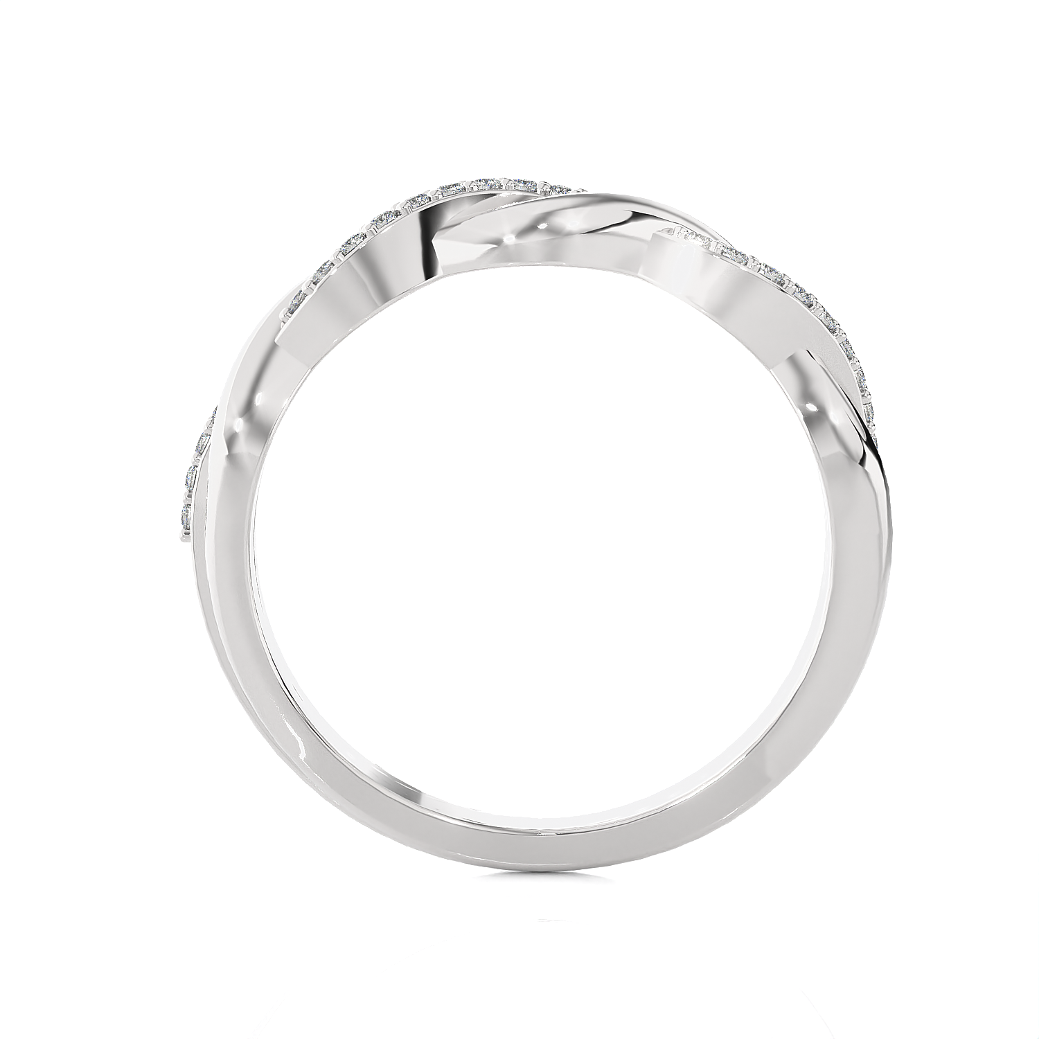 1/8 ctw Round Lab Grown Diamond Ring
