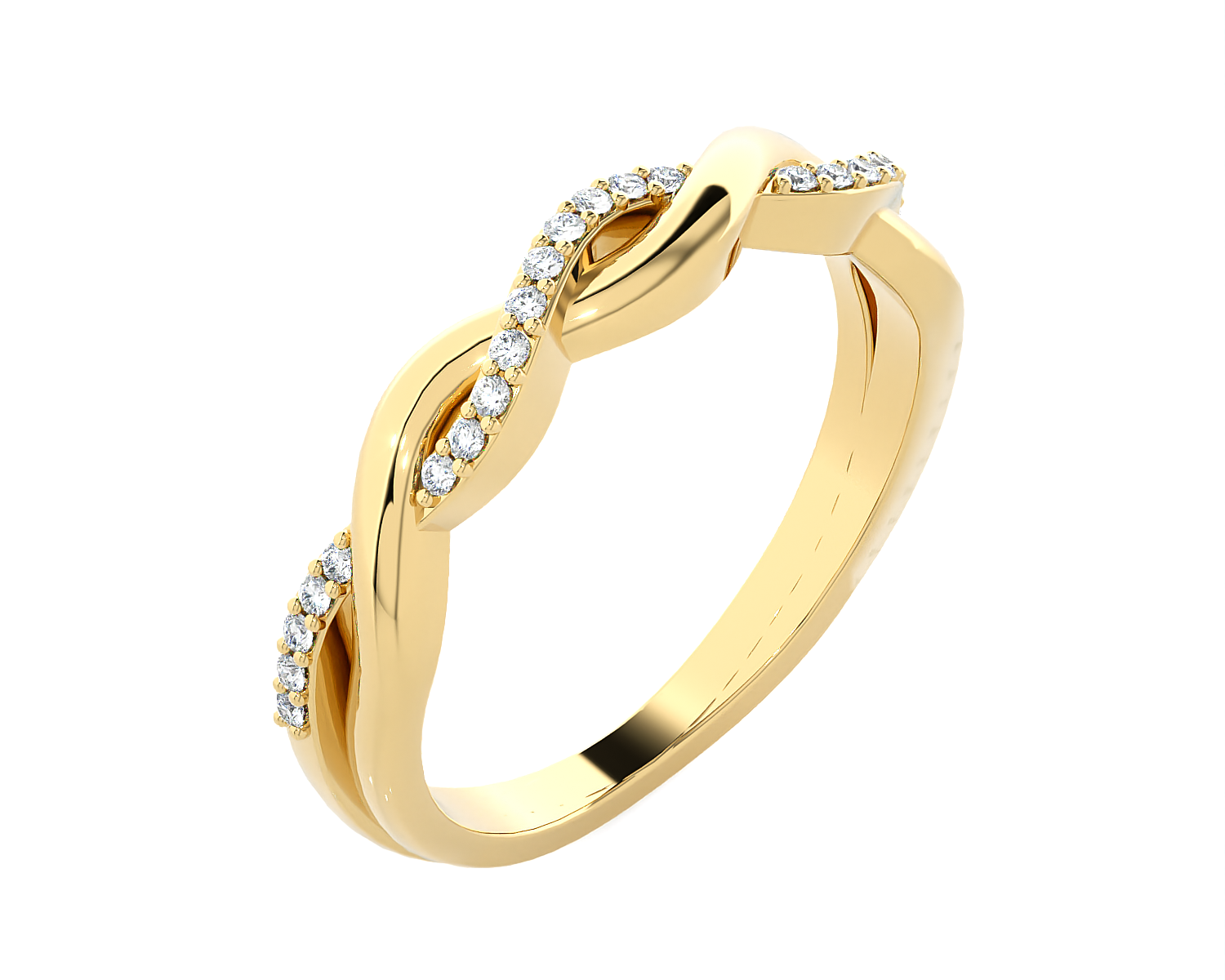 1/8 ctw Round Lab Grown Diamond Ring