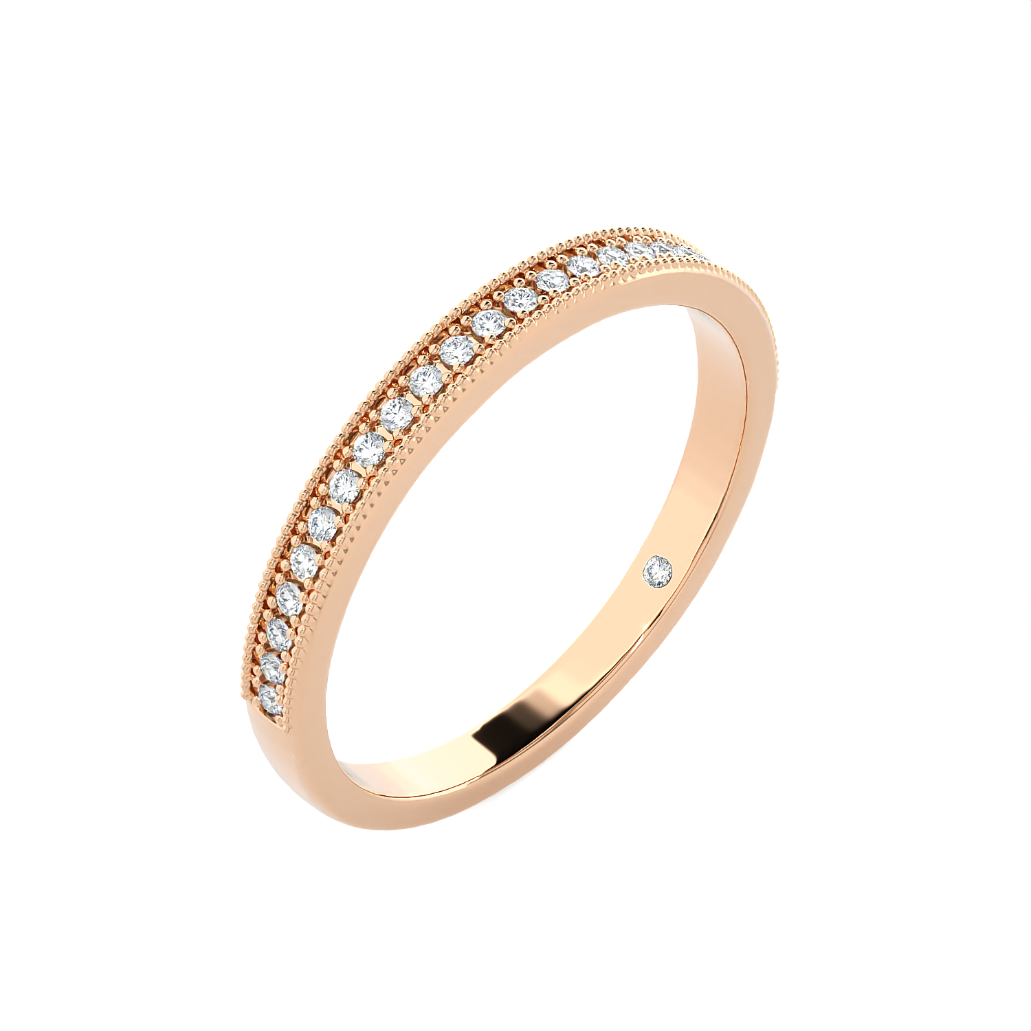1/8 ctw Round Lab Grown Diamond Anniversary Ring