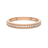 1/8 ctw Round Lab Grown Diamond Anniversary Ring