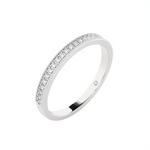 1/8 ctw Round Lab Grown Diamond Anniversary Ring