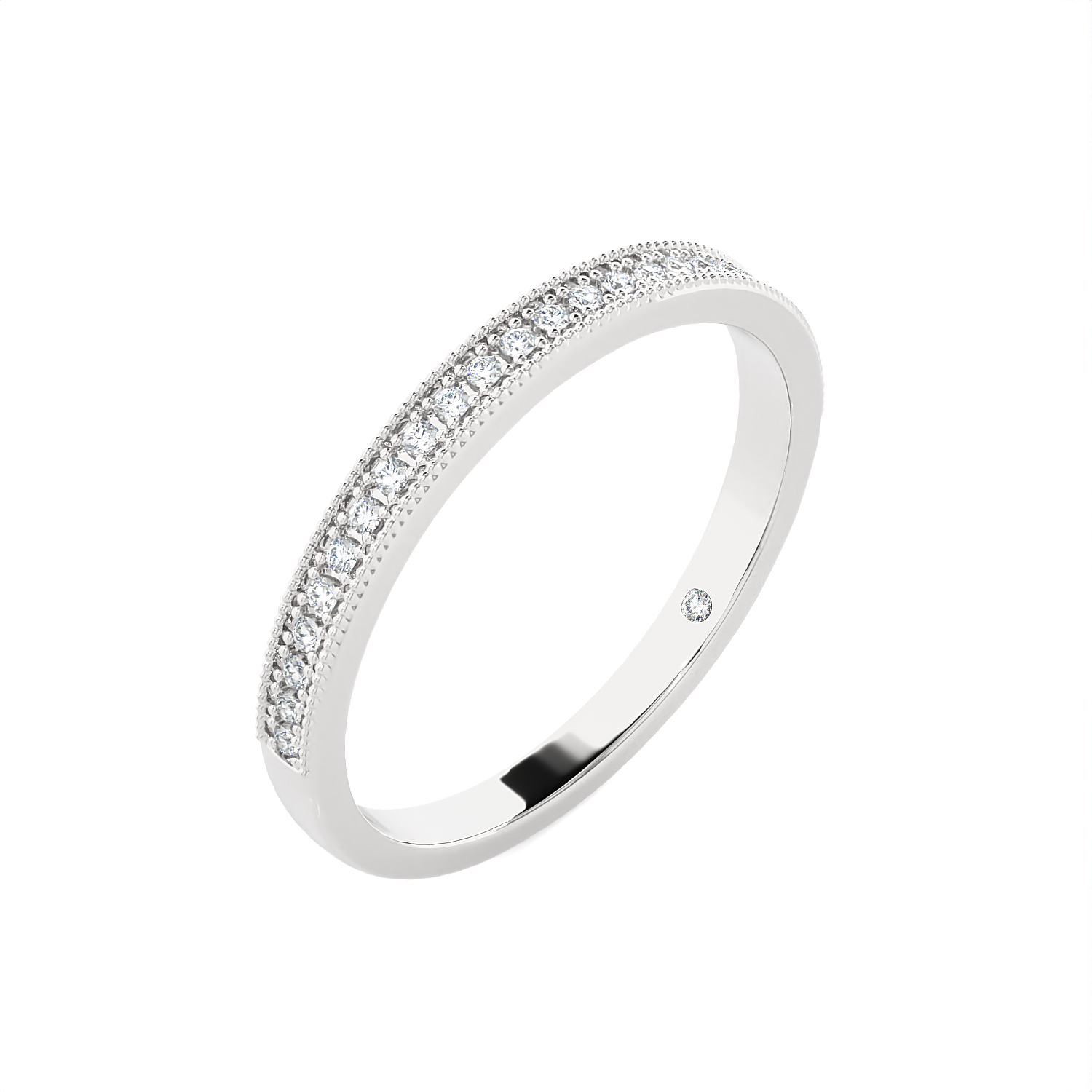 1/8 ctw Round Lab Grown Diamond Anniversary Ring