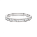 1/8 ctw Round Lab Grown Diamond Anniversary Ring