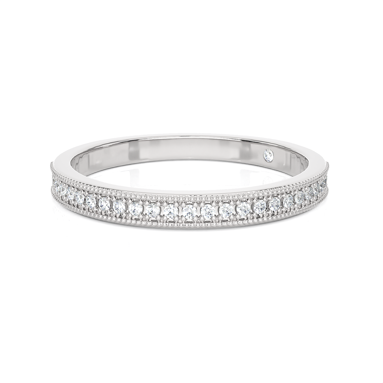 1/8 ctw Round Lab Grown Diamond Anniversary Ring