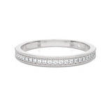 1/8 ctw Round Lab Grown Diamond Anniversary Ring