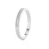 1/8 ctw Round Lab Grown Diamond Anniversary Ring