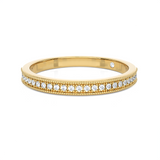 1/8 ctw Round Lab Grown Diamond Anniversary Ring