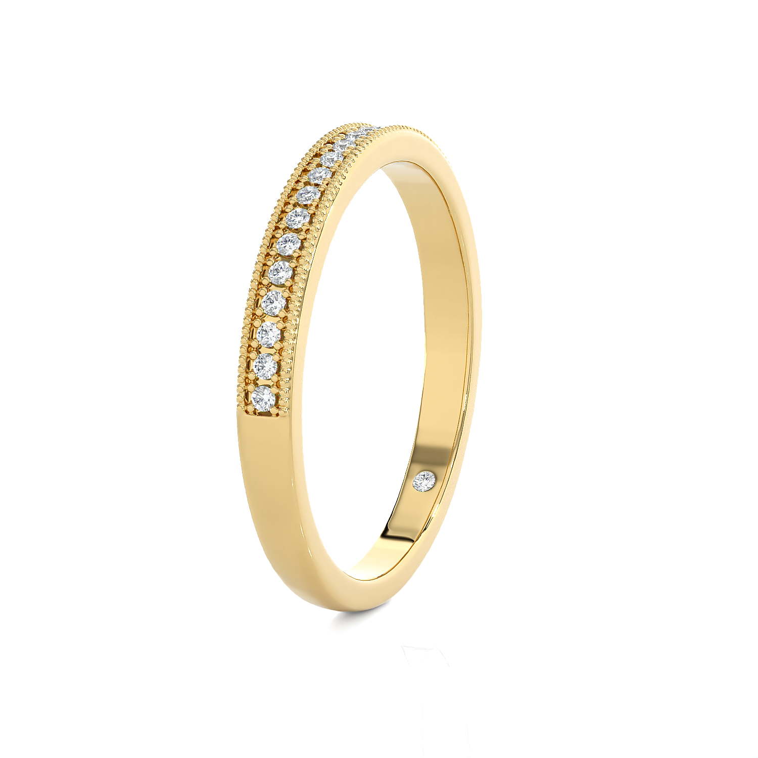 1/8 ctw Round Lab Grown Diamond Anniversary Ring