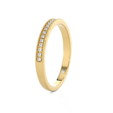 1/8 ctw Round Lab Grown Diamond Anniversary Ring