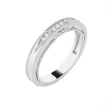 1/10 ctw Round Lab Grown Diamond Ring