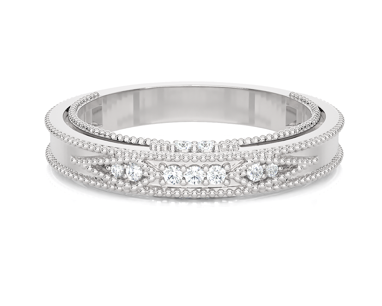 1/10 ctw Round Lab Grown Diamond Ring