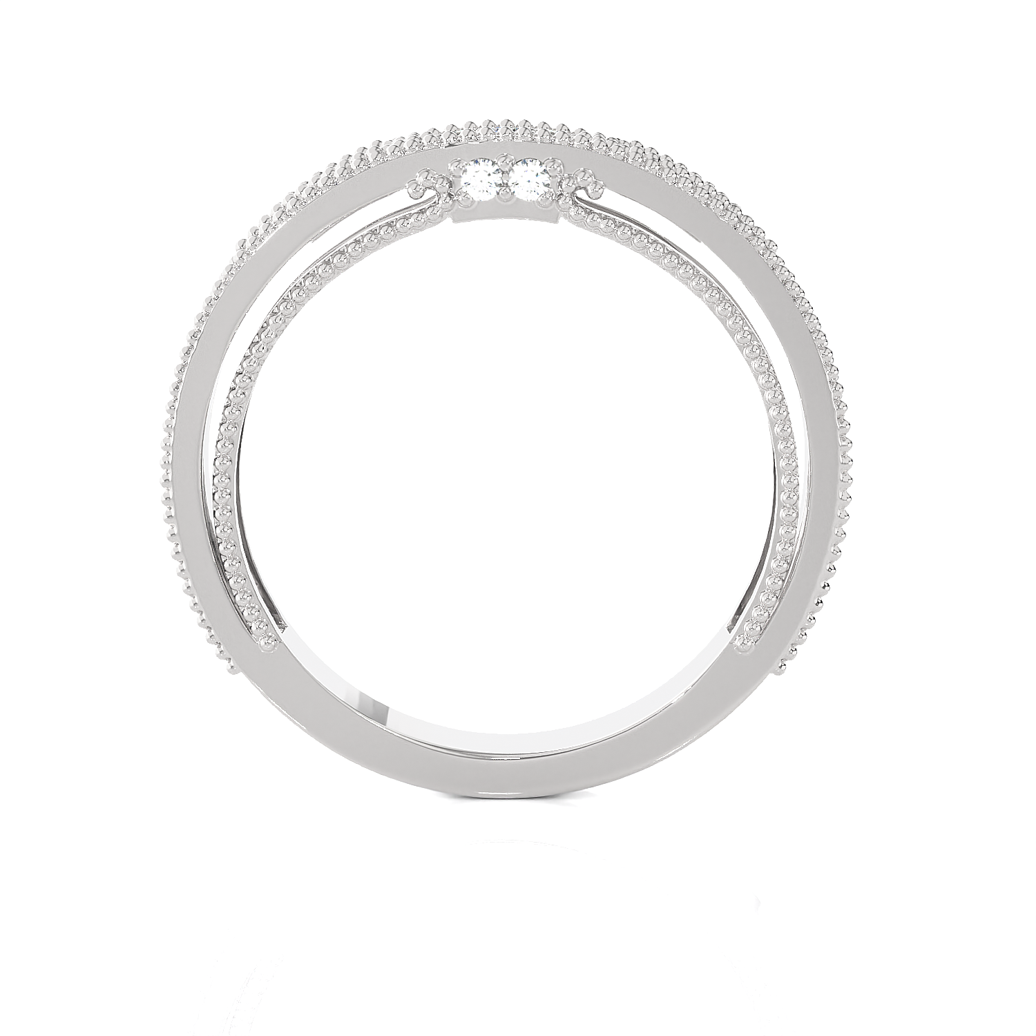 1/10 ctw Round Lab Grown Diamond Ring