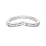 1/6 ctw Round Lab Grown Diamond Anniversary Ring